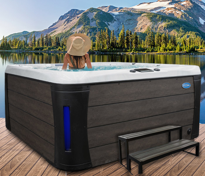 Calspas hot tub being used in a family setting - hot tubs spas for sale Elizabeth