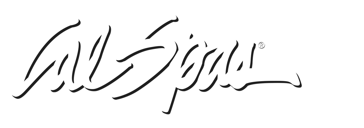 Calspas White logo hot tubs spas for sale Elizabeth